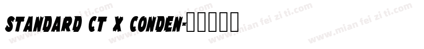 Standard CT X Conden字体转换